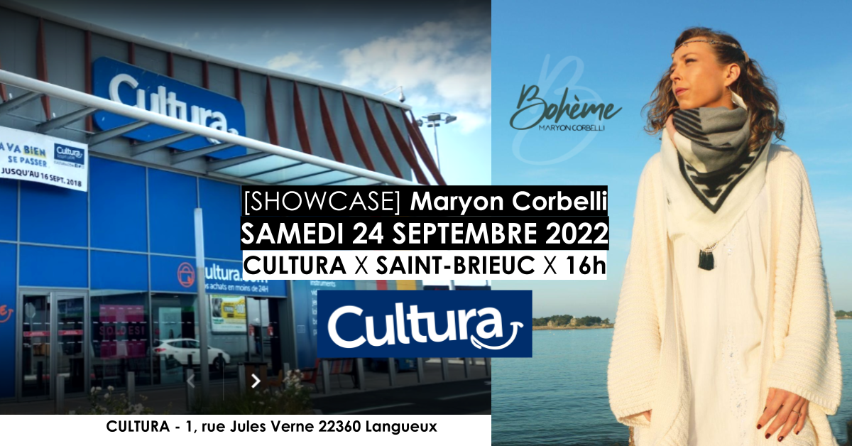 Concert Showcase Cultura - 24 septembre 2022 -Maryon Corbelli