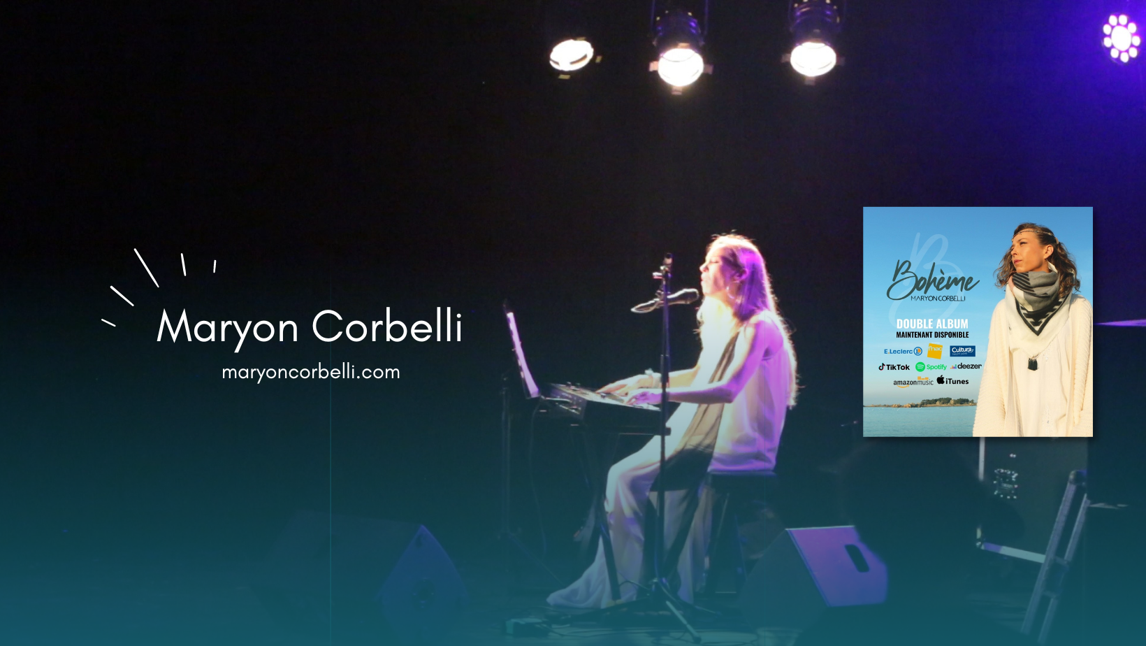 Maryon corbelli - Concert Piano voix - Le Pixie Lannion